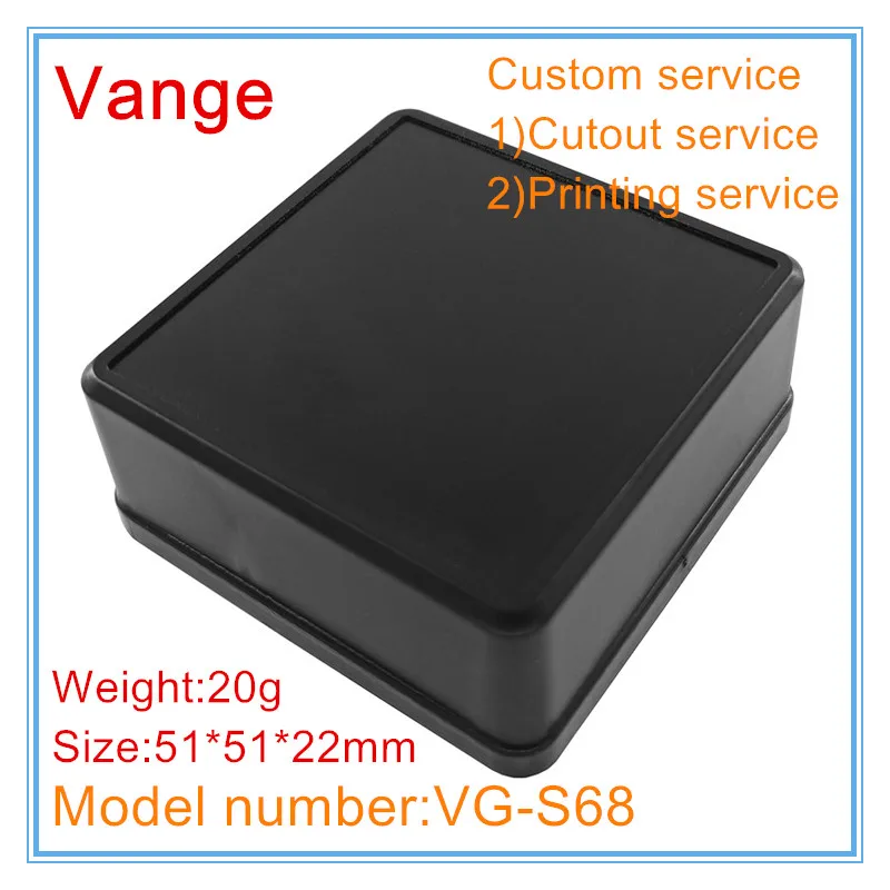 Vange PCB project box 51*51*22mm ABS plastic housing diy case