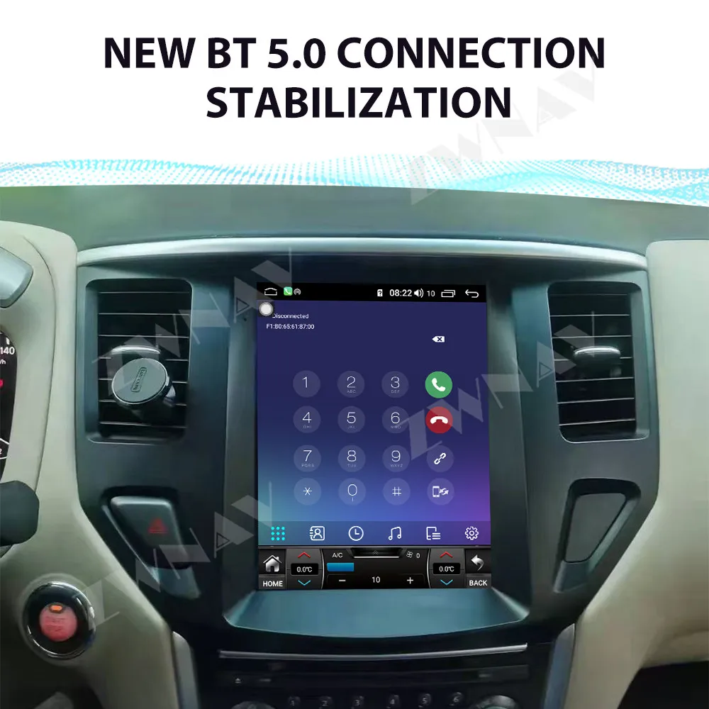 Android 14 GPS Navigation Carplay 9.7 inch Touch Screen For Nissan Pathfider 2016-2020 4G WIFI Head Unit Auto Stereo Radio