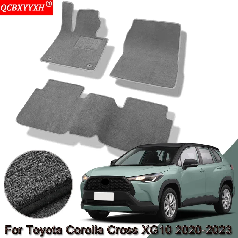 

Custom Car Floor Mats For Toyota Corolla Cross XG10 2020-2023 Waterproof Non-Slip Floor Mats Internal Protection Carpets Rugs