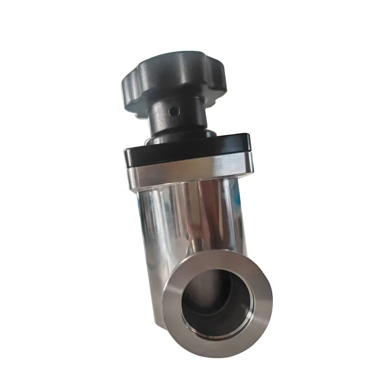 Vacuum Valve Stainless Steel 304 KF25 Manual Driven Straight Valve