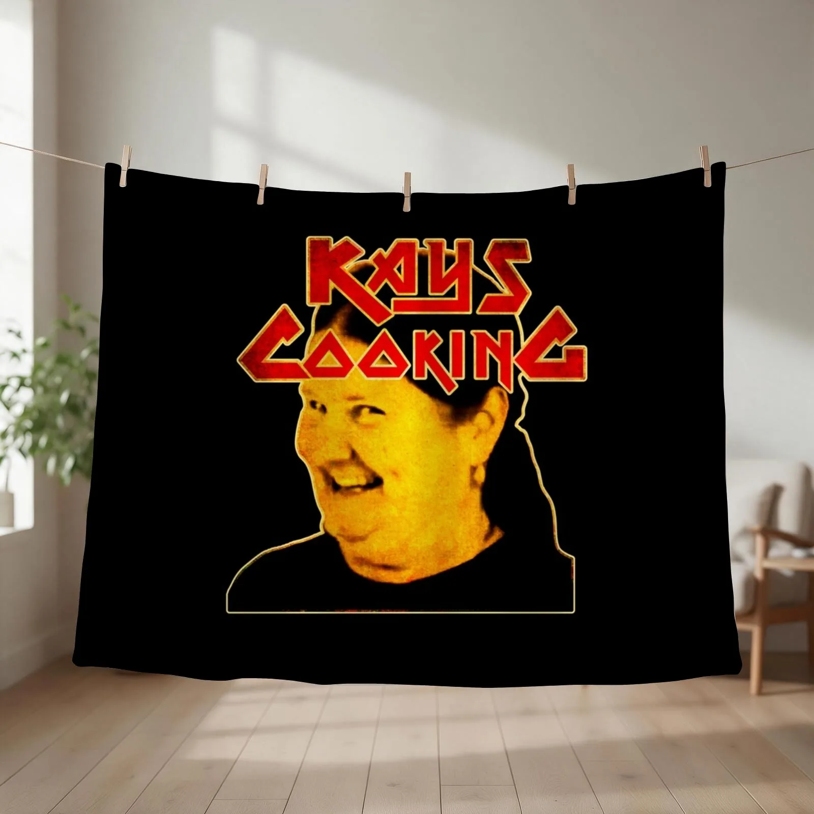 KAYS COOKING Throw Blanket couch cozy soft plush fuzzy picnic outdoor blanket