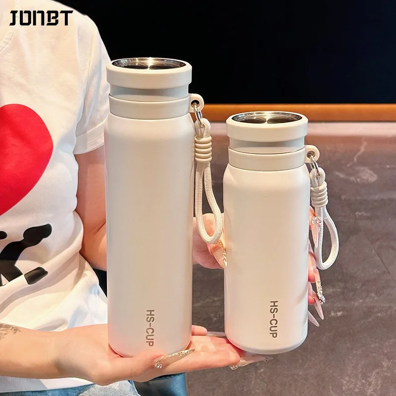 

New 316 Stainless Steel Thermos Bottle Tea Water Separation Thermal Cup Vacuum Insulated for Hot/Cold Drinks Gym Office Drinkwar