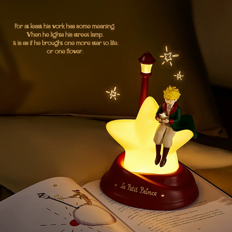 

Cartoon Little Prince Night Light Bedside Atmosphere Lamp Ornaments Decorative Trend Toys Children'S Birthday Christmas Gifts