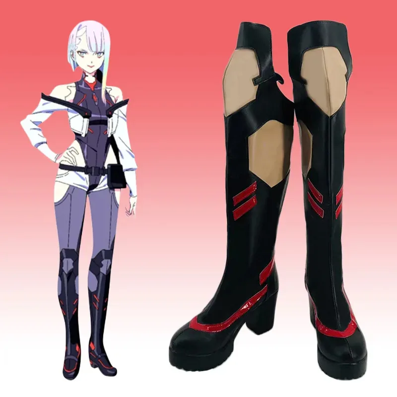 

341 Cyberpunk Edge Walker Female Lord Lucy Cosplay Shoes Cosplay Comic Show