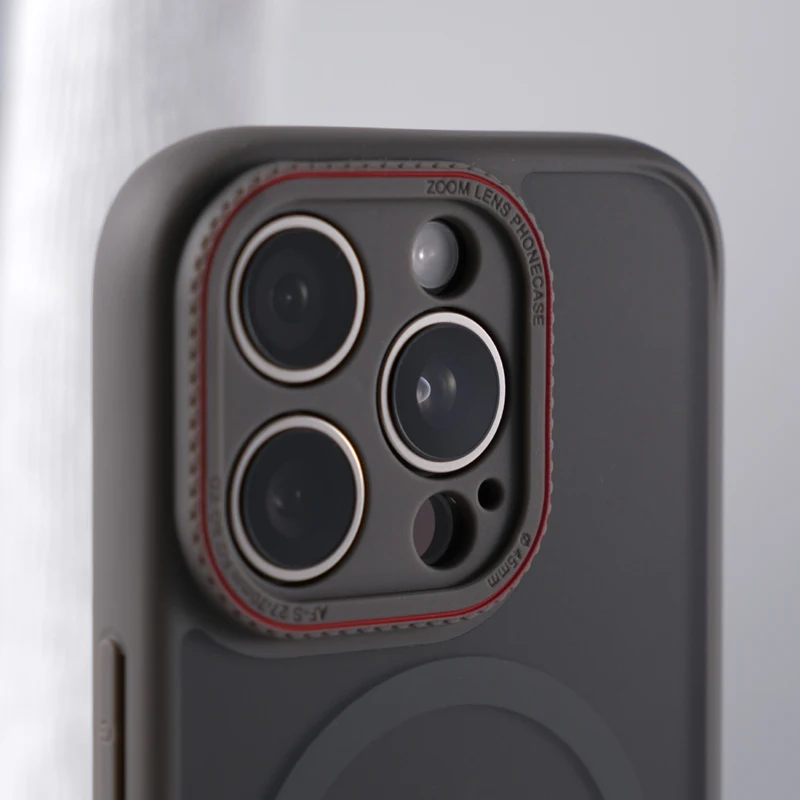 

Translucent Frosted MagSafe Phone Case for iPhone 16 16pro max 15 15Pro 14 All Inclusive Lens Wireless Charging Shockproof Cover