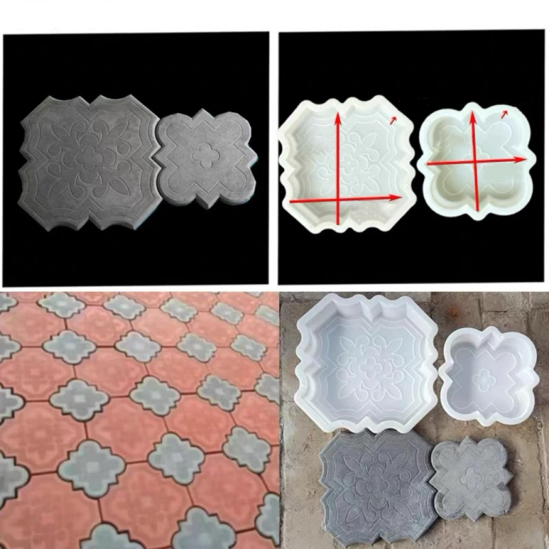 

upgraded cement stepping stone molds for beautiful concrete paving stones in your yard and garden