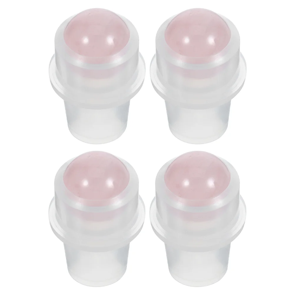 Rouleaux de rechange pour diffuseur d'huiles essentielles, kit de rose, rouleaux à bille, cristal de ricin, charbon, accessoires de bouteille, diversifier, 4 pièces