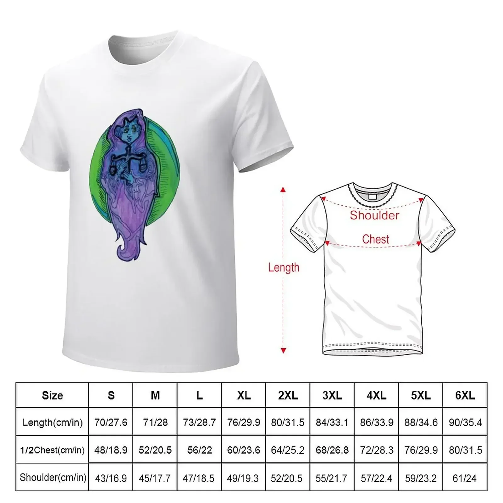 LIBRA T-Shirt Aesthetic clothing anime clothes mens white t shirtsHigh Quality 100%Cotton Short Sleeve