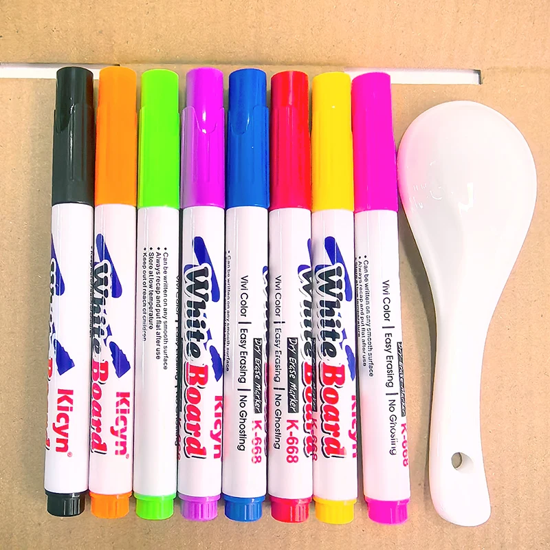 Magical Water Painting Pen Colorful Mark Pen Markers Floating Ink Pen Doodle Water Pens Children Montessori Early Education Toys