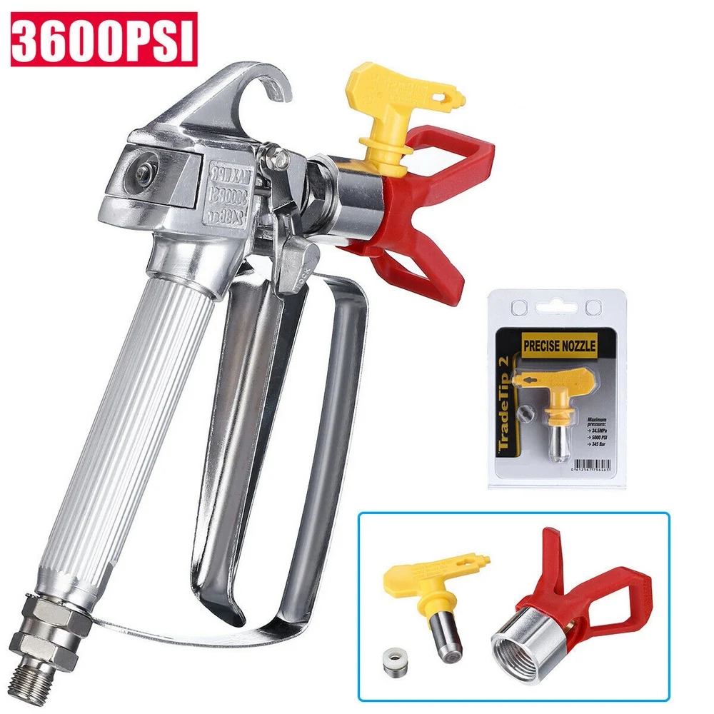 3600 PSI Airless Paint Spray Gun High Pressure Sprayers Spraying Machine for Painting Car Aerograph Airbrush Kit