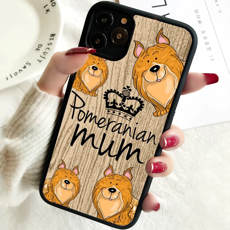 5 5S SE 2020 Phone Cover Case for iPhone 6 6S 7 8 PLUS X XS XR 11 12 13 MINI 14 PRO MAX Rubber Silicone  Pomeranian puppy dog