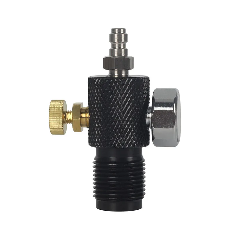 G5/8 Cylinder Refill Adapter High Pressure Air Tank Charging Valve  Large Air Tank To Small Air Tank Adapter With Gauge Hose