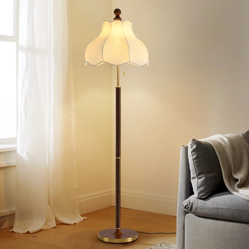 

Contemporary Luxury Floor Lamp American Retro in Living Room Bedroom Beside Sofa Villa Hotel Decorative Standing Light