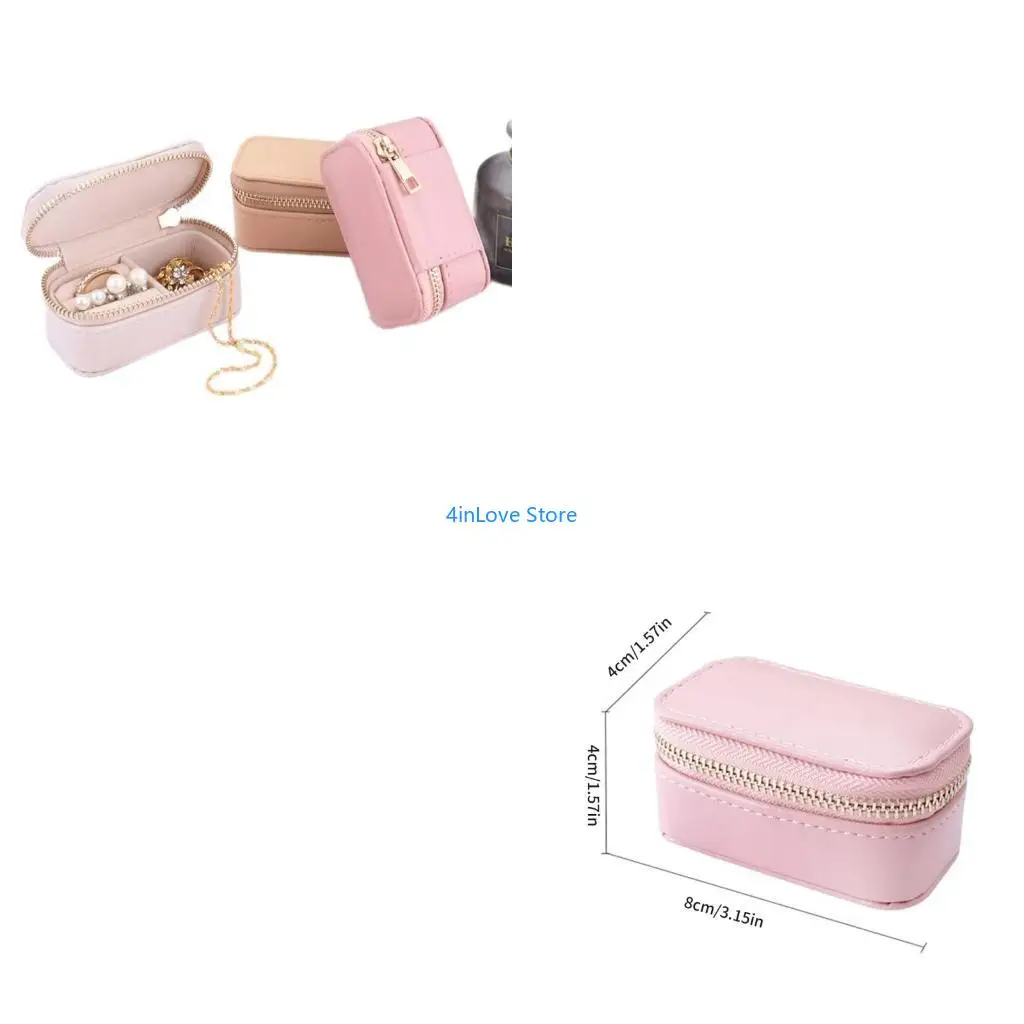 

T4MD Travel Case Elegant Women Necklace Storage Case Diaplay Gift Boxes