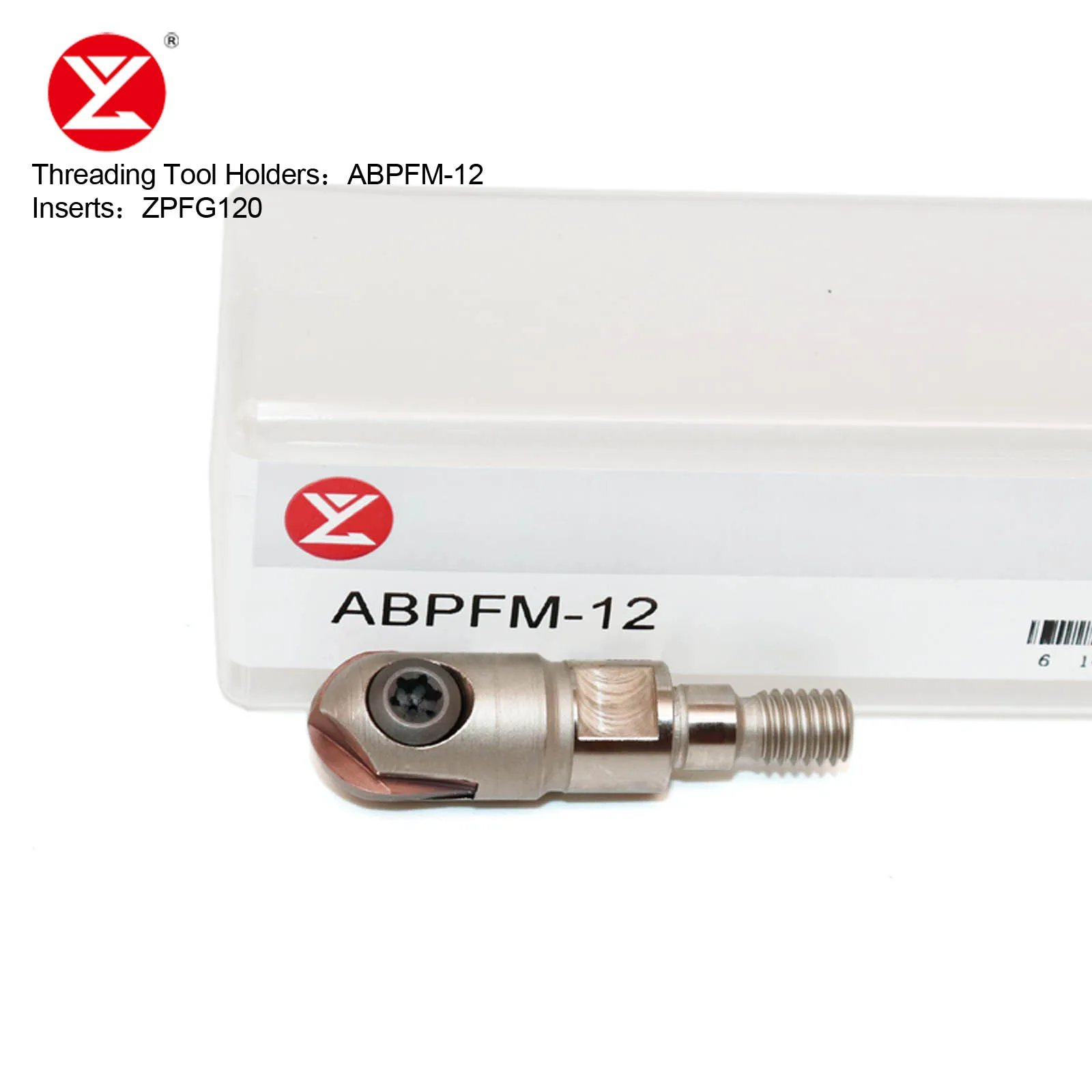 CNC Modular Type Screwed Connection Milling Cutter ABPFR8-M8 thread locking tooth type cutter head Fit Hitachi ball Insert ZPFG