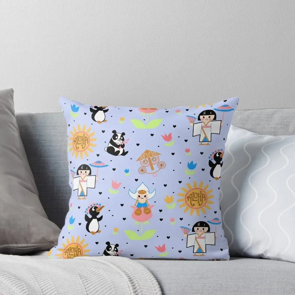 It's a small world (mimic design) Throw Pillow Christmas Pillowcase Christmas Pillow Cases pillow