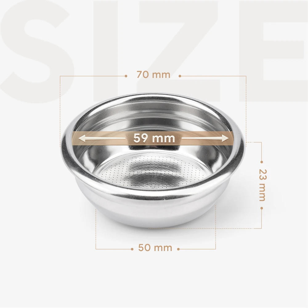 universal 58MM coffee machine handle Stainless Steel Coffee Machine Handle Bottomless Filter Portafilter  Espresso Coffee Tool