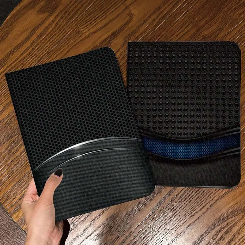 

Design Carbon Fiber Cool Gift For iPad Pro Air Mini 2 3 4 5 6 7 6th 7th 10th 11th 10.2 9.7 10.5 11 Foldable Tablet Case