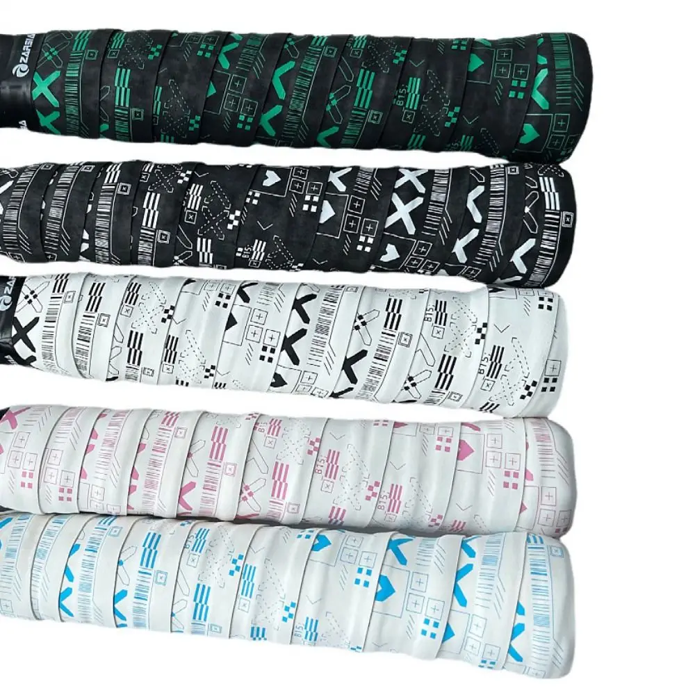 Multicolor Badminton Racket Overgrips Sweat-Absorbing Matte Tennis Racquet Sweatband Non-Slip Shock Absorption Overgrip Tape