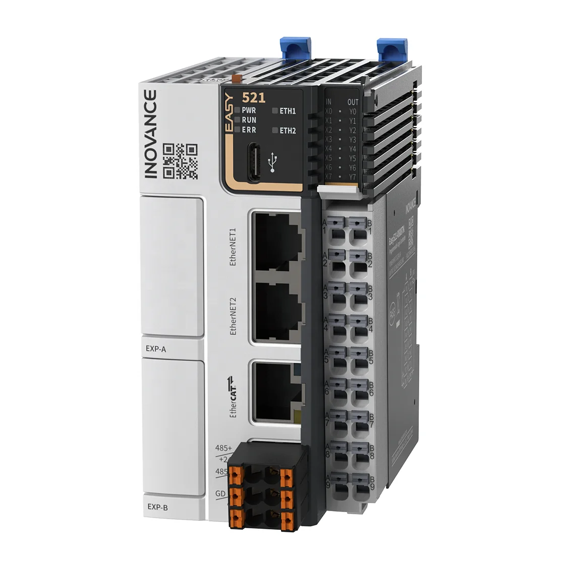 Original New Inovance Easy Series PLC Easy521-0808TN EtherCAT-enabled PLC Programmable controller CPU