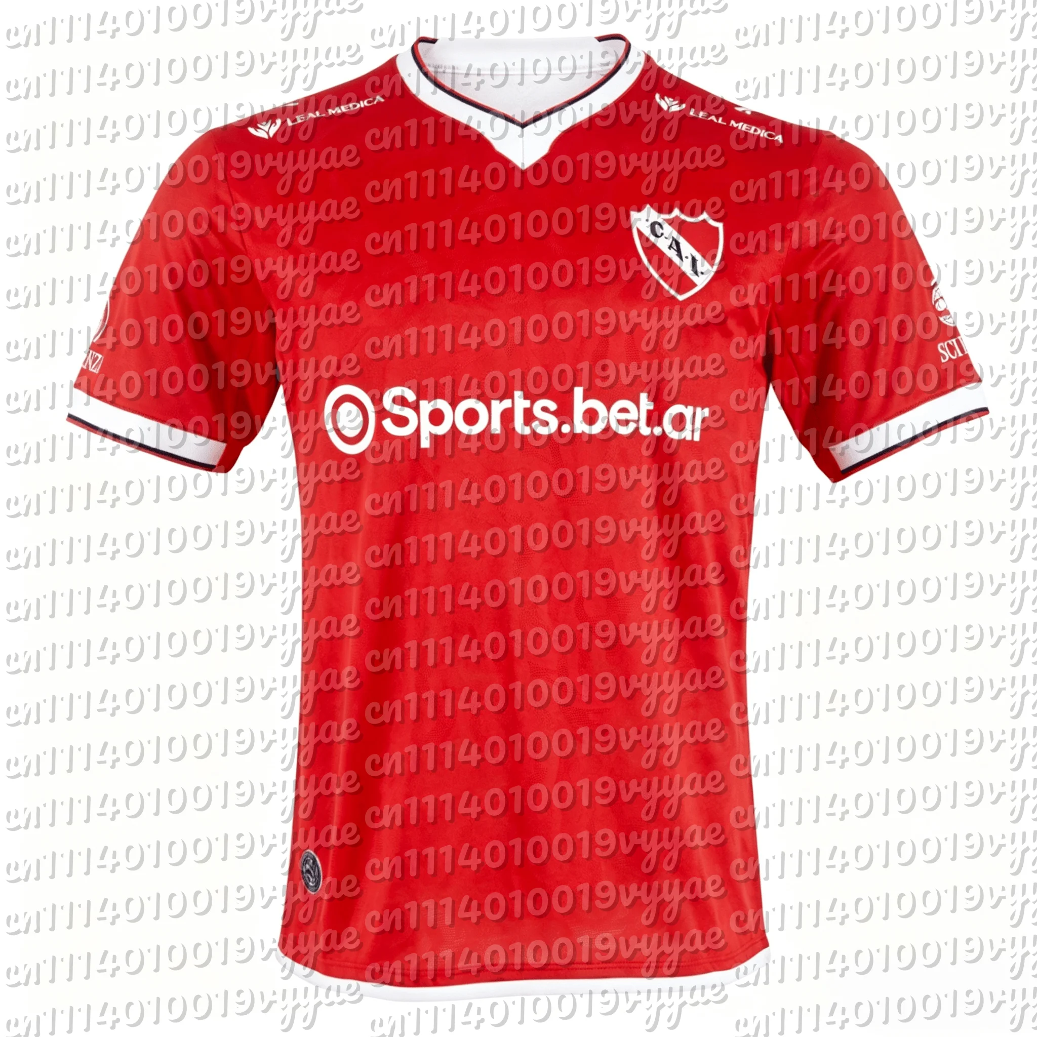 2026-27 Independiente Fußballtrikot Familien-Partnerlook Fußballshirt Herren Damen Freizeit Kurzarm T-Shirt Argentinien Top