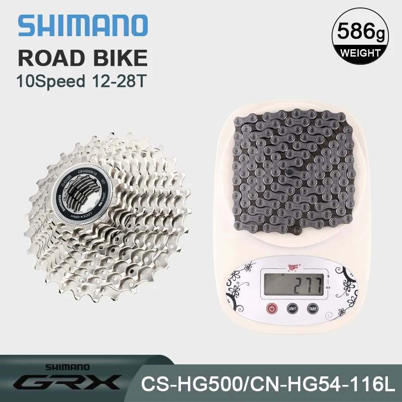 Shimano tiagra-カセットスプロケットセット,CS-HG500-10ハイパーギア