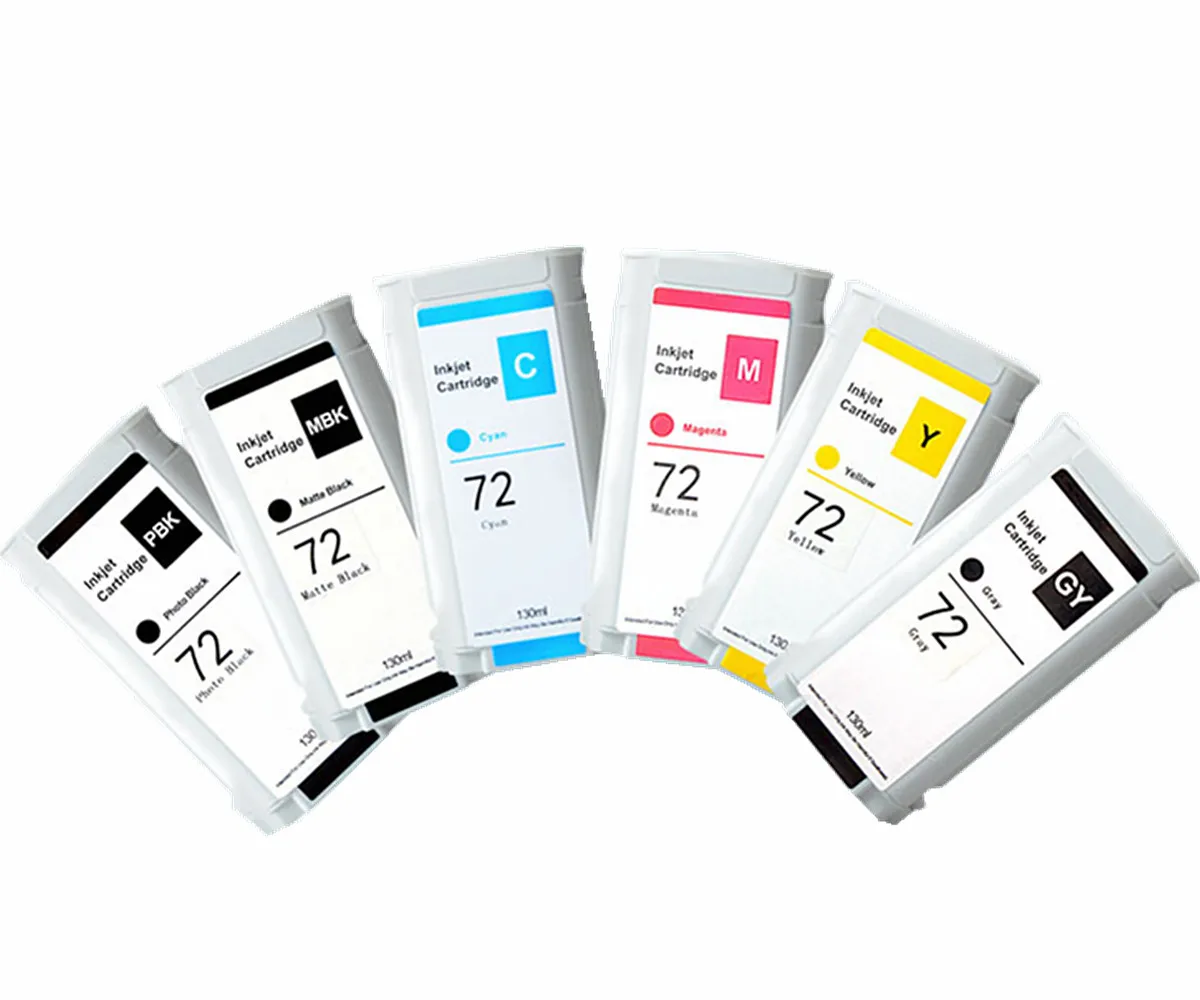 [Third Party Brand] For HP 72 Ink Cartridge With Pigment Ink For HP Designjet T610 T620 T770 T790 T1100 T1120 T1200 T1300 T2300