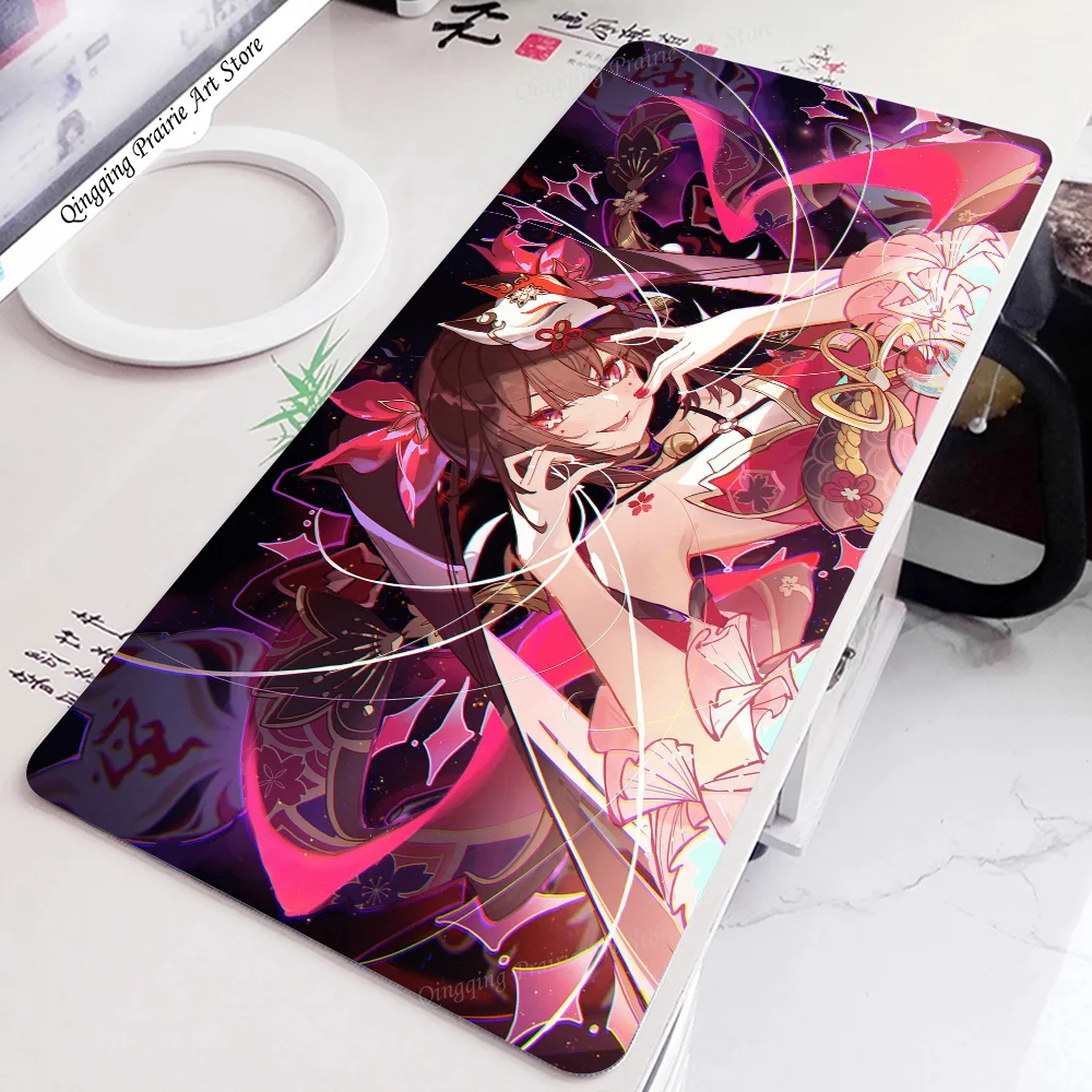 Sparkle Honkai Star Rail Mousepad XXL RGB Gaming Mouse Pads HD Gamer Accessories Large LED