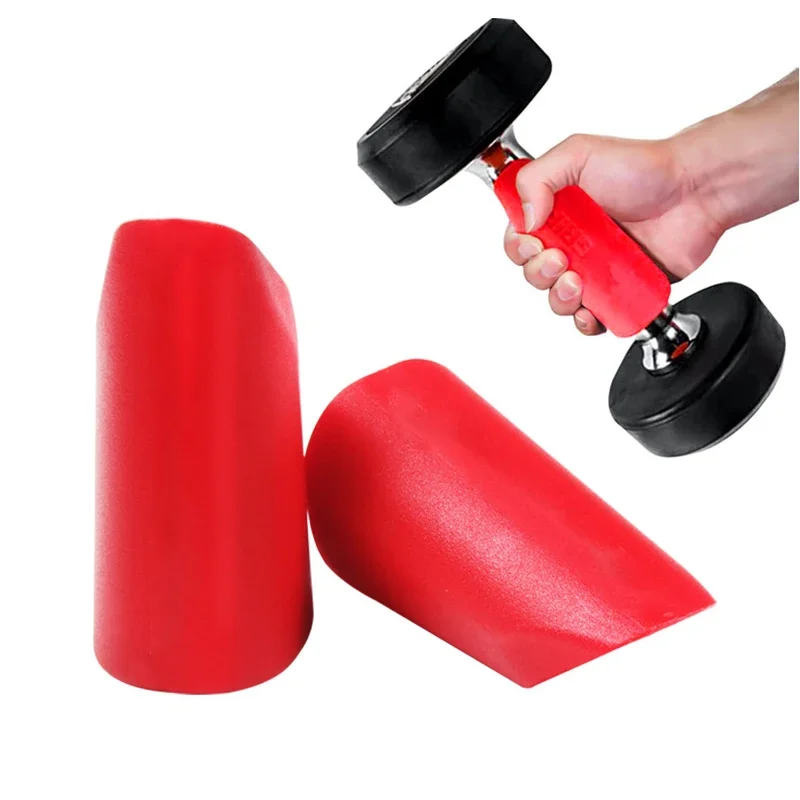 1 Paar Halter Barbell Grips Handvatten Siliconen Anti-Slip Bescherm Pad Voor Pull Up Gewichtheffen Ondersteuning Gym Body Building workout
