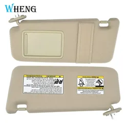 Beige Car Sun Visor Shade Left Side Right Side Driver Side Passenger Side For Toyota Camry 2007 2008 2009 2010 2011