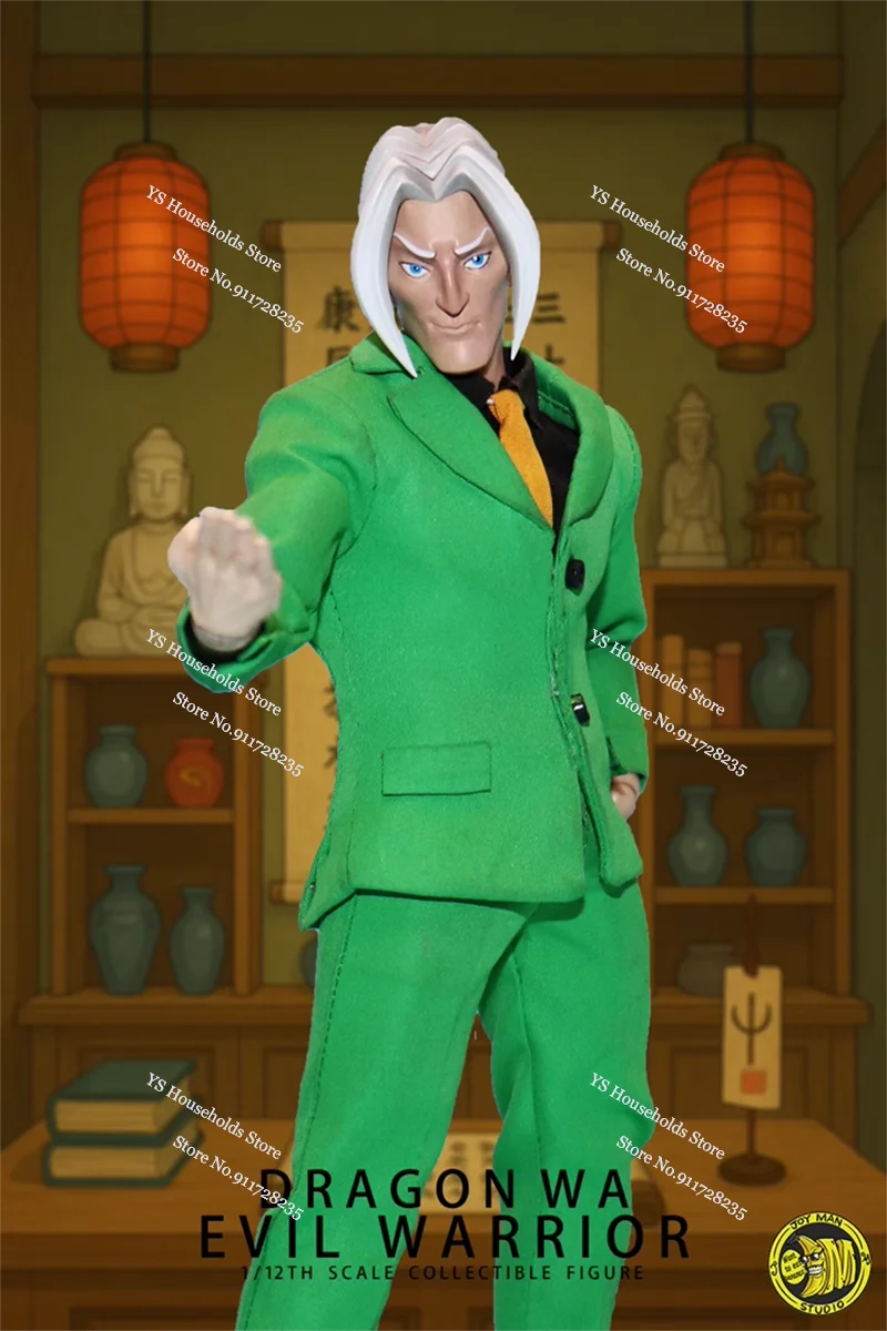 Joy Man Toys 1/12 JM012 Kung Fu Master Jackie Chan JM013 Dragon Wa Evil Warrior Suit Cloth 6