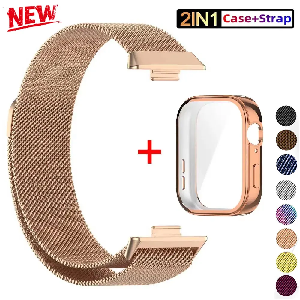 Magnetisches Band für Huawei Fit 3, Milanaise-Loop-Armband für Huawei Watch Fit 3, Armbandzubehör, austauschbares Armband