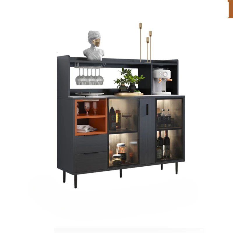 Solid Wood Restaurant Storage Coffee Cabinet