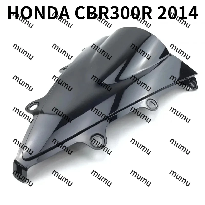 

Honda для CBR 300R CBR300R 2014 2015 2016 2017, мотоцикл, подходящее лобовое стекло с двойным пузырем