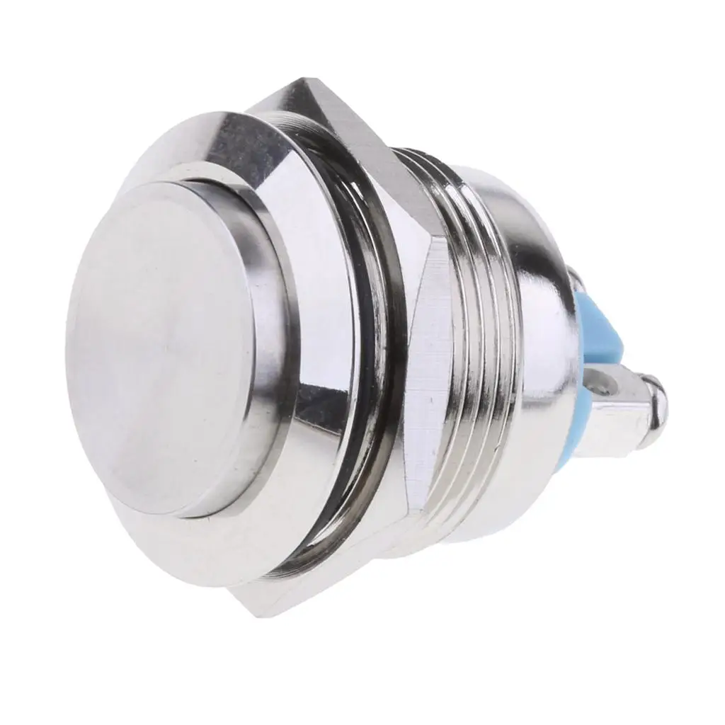 Waterproof Metal Push Button 22mm Stainless Steel Switch for Car Modification Electrical Audio Controller