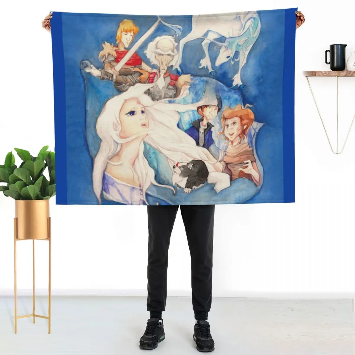 Reflections The Last Unicorn Throw Blanket Soft Plush Plaid Summer Thins Decoratives Thermals For Travel Fashion Sofas Blankets