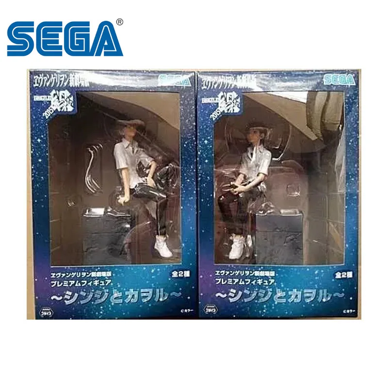 

SEGA Original EVA PM Shinji Ikari Kaworu Nagisa Earphone Anime Action Figures Toys For Boys Girls Kids Gift Collectible Model