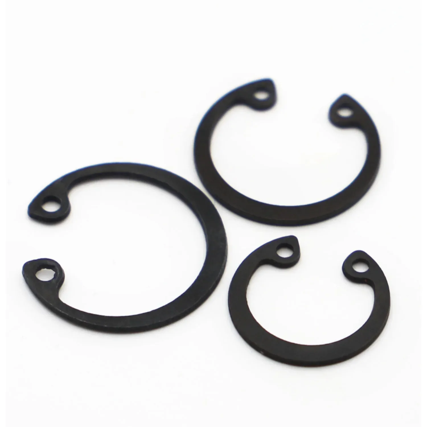 GB893 Circlip M8~M50 C Clips Snap Retaining Ring For Hole Black 65 Manganese Steel Washer Internal Retaining Ring Shaft CircliP