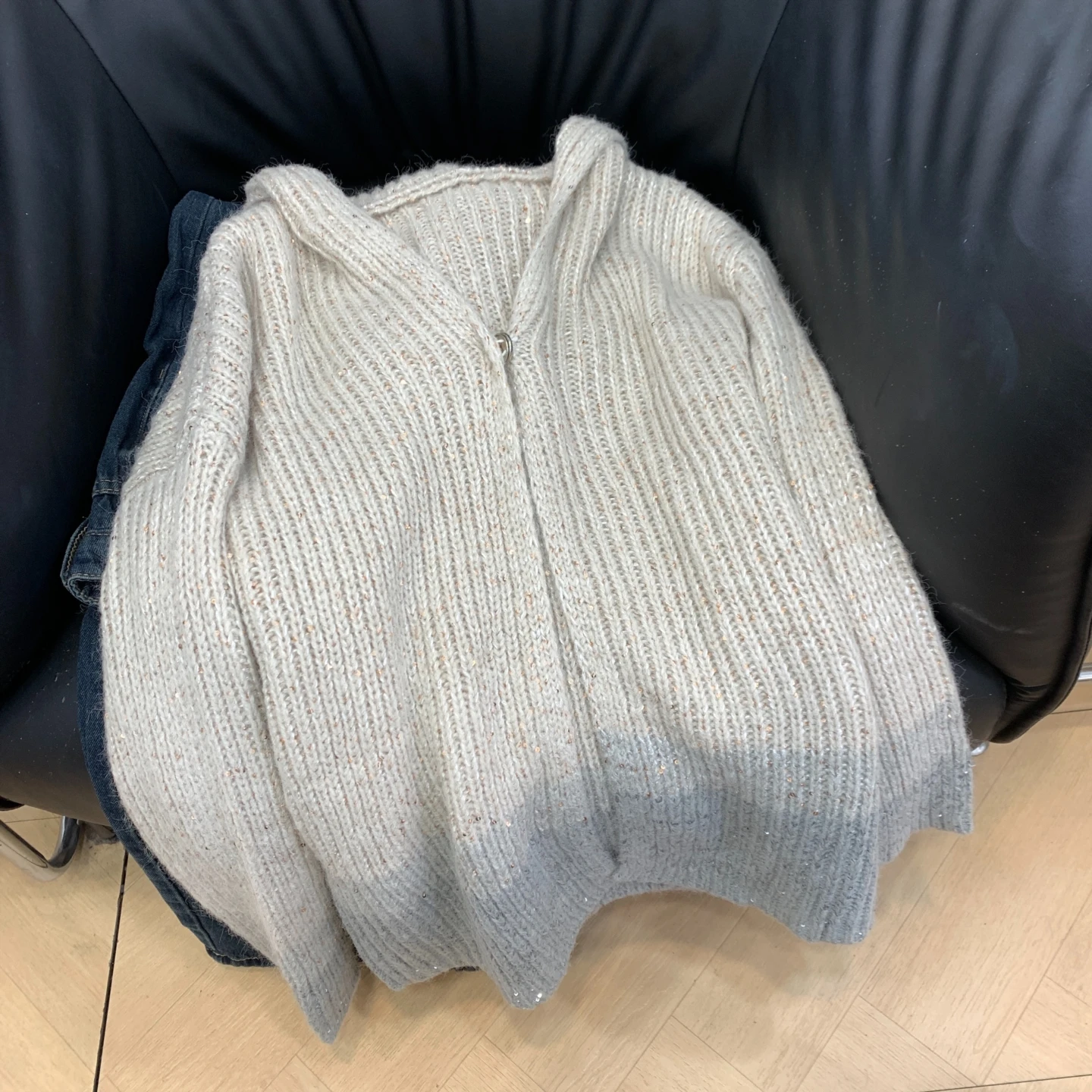 

Теплый однотонный кардиган-свитер с капюшоном для женщин, повседневный, модный, зимний 2025, K2, прямой крой, длинный рукав