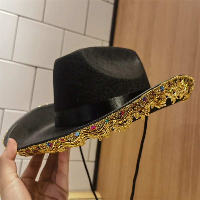 Cowboy Hat Man Woman Hat Cowboy Cowgirl Pink White Black Wide Brim Outdoor Casual Vintage Casual Wedding Sombrero Vaquero Hombre