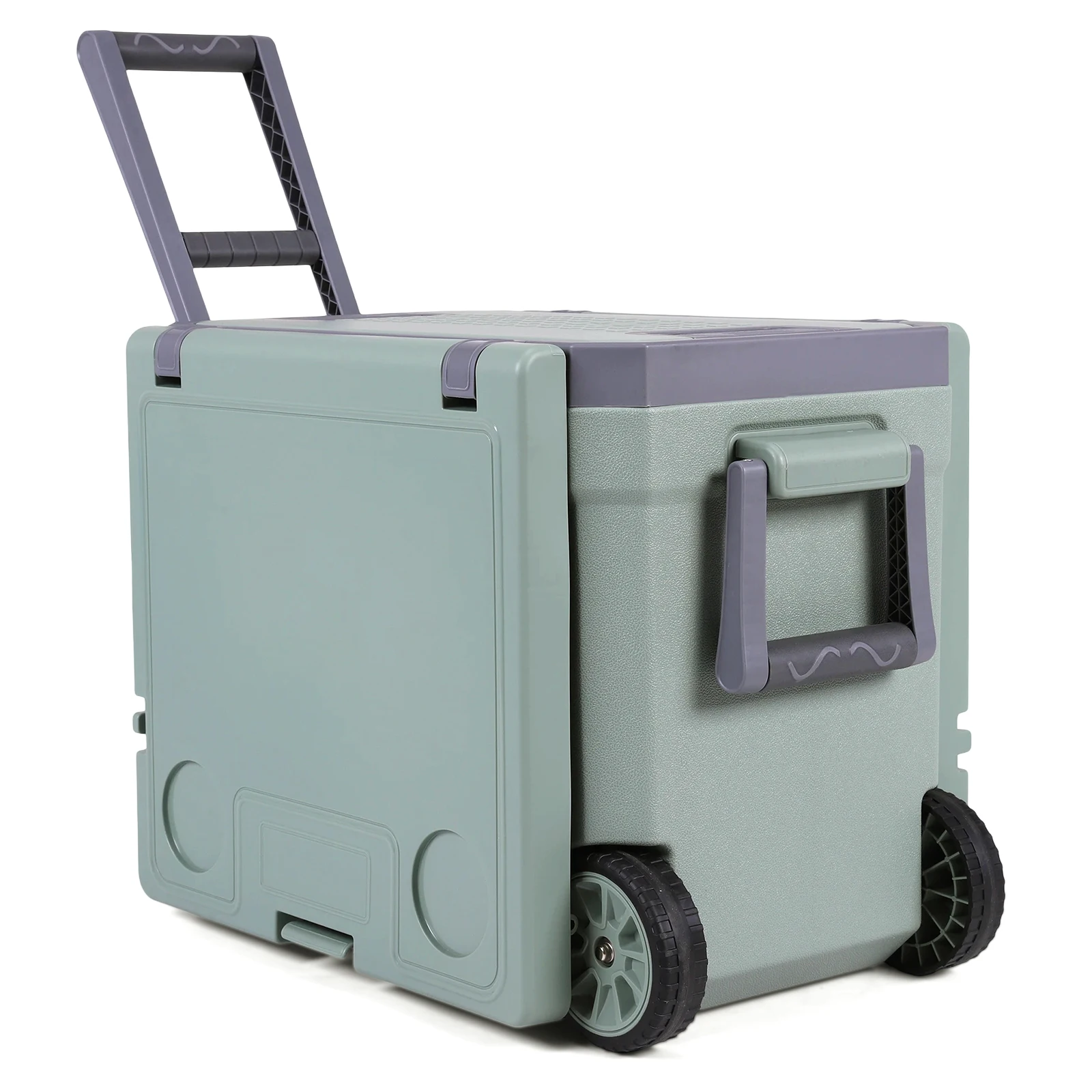 Tragbare Kühlbox mit Rädern, hält Eis bis zu 24 Stunden, rollbare, isolierte, robuste Kühlbox, auslaufsicher, für Tailgating-Partys, Picknicks