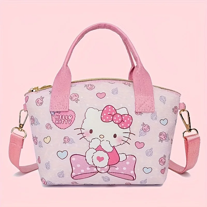Lightweight Stylish Sanrio Handbag Cute Handbag Large-capacity Woman Convenient Shopping Bag Hellokitty Crossbody New view 2