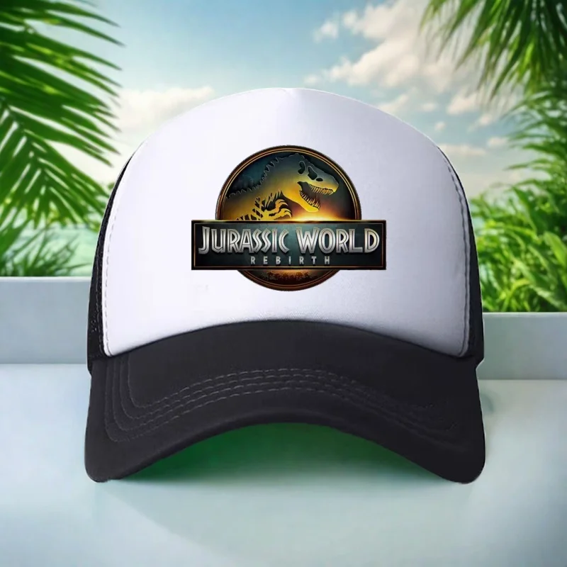 

Kids Hat Evolution Jurassic Dinosaurs Print 58CM Beach Tour Breathable Fashion Casual Hat Boy Girl 6-15 Yrs Baseball Hat Sun Hat
