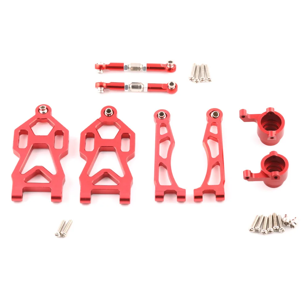 Kit de piezas de actualización de aleación de aluminio para coche de control remoto, accesorios para Buggy, camión, oruga, SCY, JJRC, SG116 MAX, SG116 PRO, 1/16