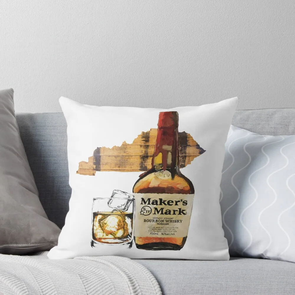 Kentucky Bourbon Throw Pillow christmas ornaments 2024 Decorative Cushion pillow