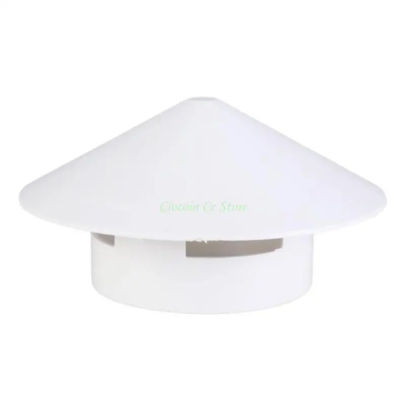 

X90F 110mm Chimney Rain Caps PVC Breathable Caps Plastic Rain Caps Vents Caps Pipe Caps