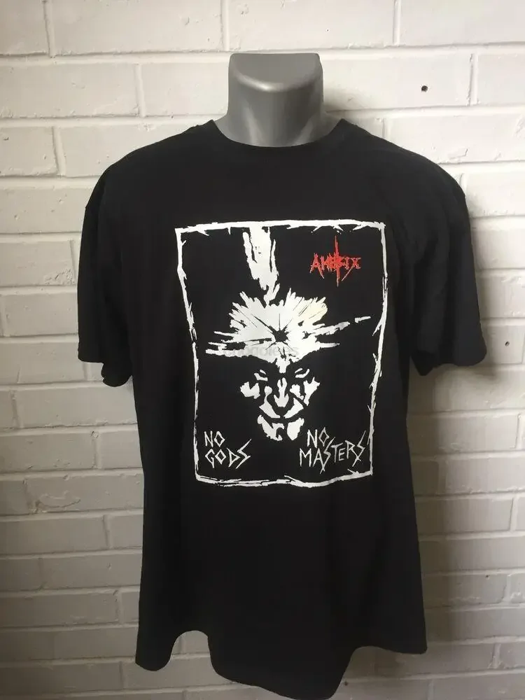 Amebix T-shirt size S M L XL 2XL CRASS Flux Mob47 Gism Discharge Punk Crust(2)