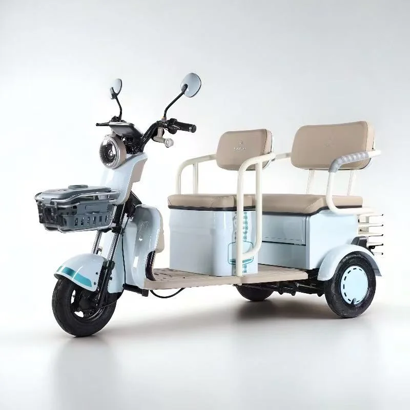 

Прочный электрический пассажирский трехколесный велосипед для африканских дорог