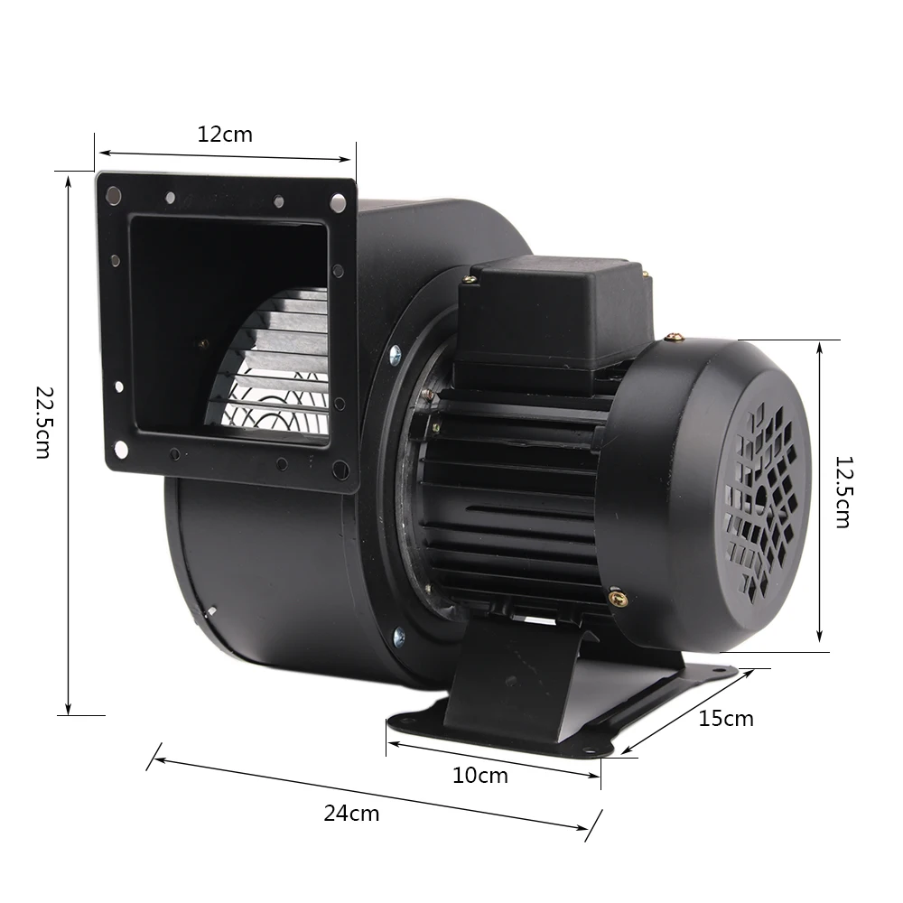 Free shipping EU Small power frequency centrifugal fan 150FLJ7 AC 220V 380V 320W 330W industrial cooling blower with heat sink