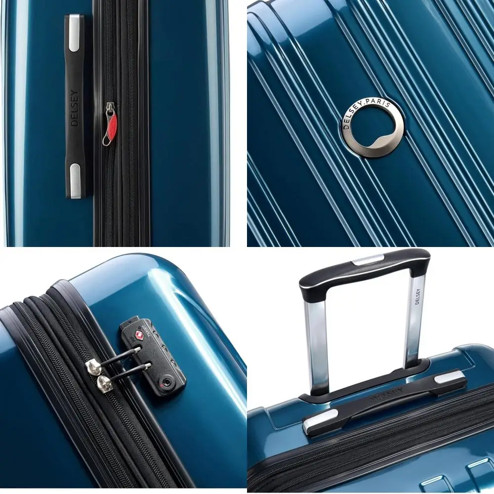 

Medium 24-Inch Expandable Spinner Luggage in Teal